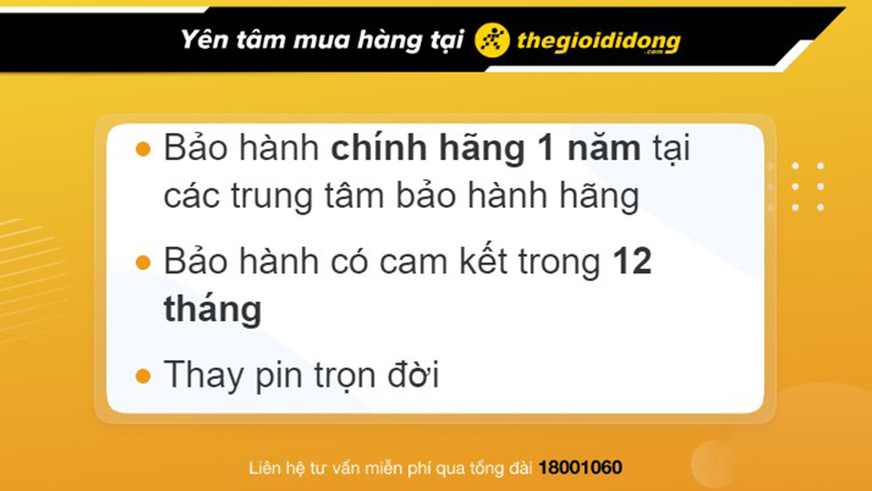 Yên tâm mua hàng tại Thế Giới Di Động